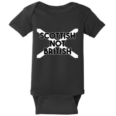 Scottish Not British Scottish Independence Baby Bodysuit