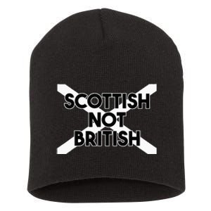 Scottish Not British Scottish Independence Short Acrylic Beanie