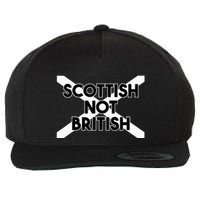 Scottish Not British Scottish Independence Wool Snapback Cap