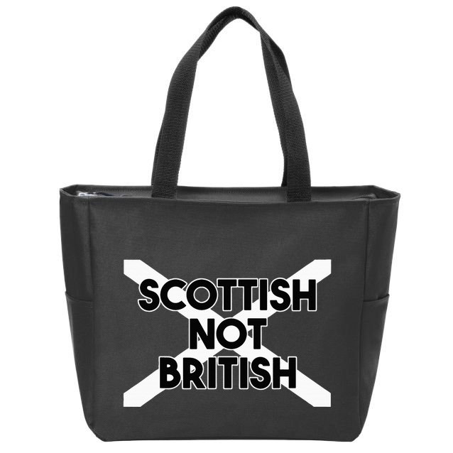 Scottish Not British Scottish Independence Zip Tote Bag