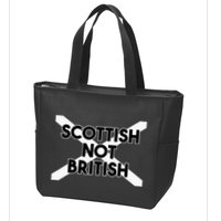 Scottish Not British Scottish Independence Zip Tote Bag