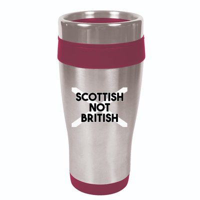 Scottish Not British Scottish Independence 16oz Travel Tumbler