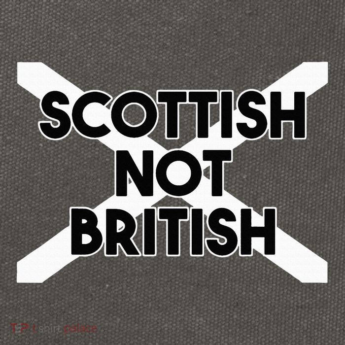 Scottish Not British Scottish Independence Cotton Canvas Backpack