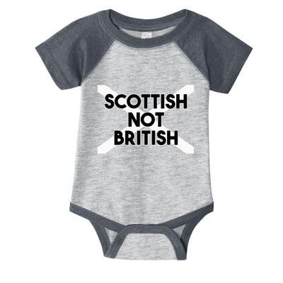 Scottish Not British Scottish Independence Infant Baby Jersey Bodysuit
