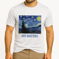 Starry Night By Vincent Van Gogh Art Matters Cooling Performance Crew T-Shirt