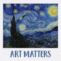 Starry Night By Vincent Van Gogh Art Matters Cooling Performance Crew T-Shirt