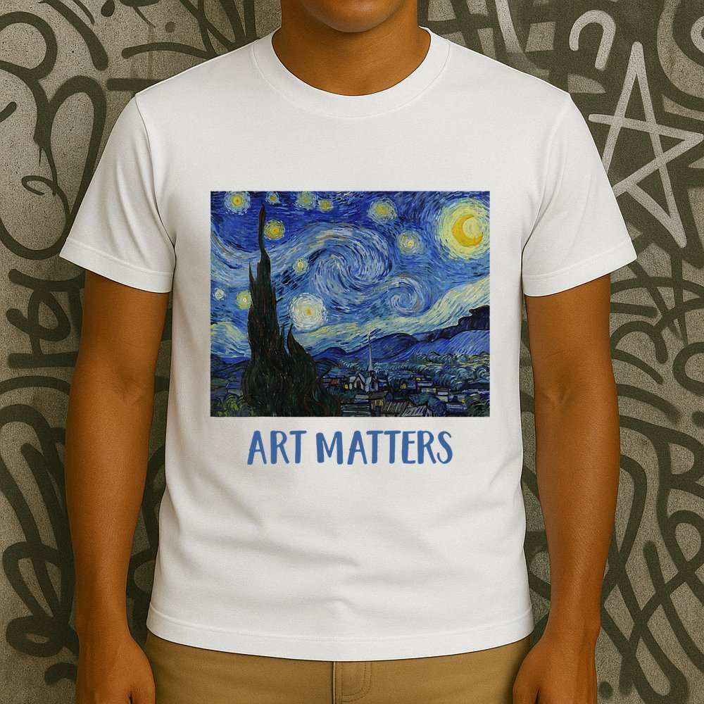 Starry Night By Vincent Van Gogh Art Matters T-Shirt