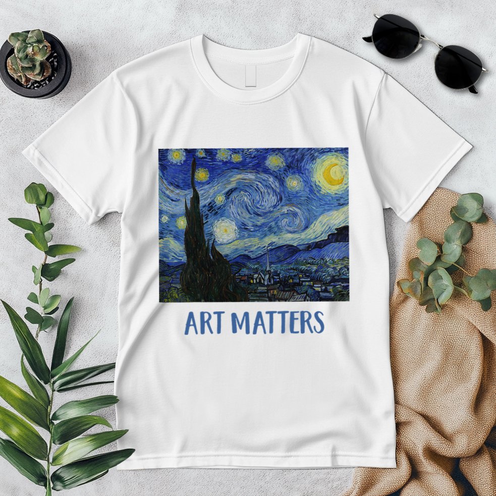 Starry Night By Vincent Van Gogh Art Matters Premium T-Shirt