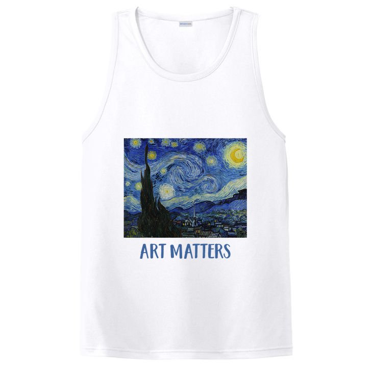 Starry Night By Vincent Van Gogh Art Matters PosiCharge Competitor Tank