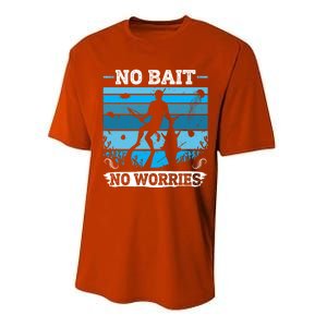 Spearfishing No Bait No Problem Dive Fish Hunt Spear Fishes Gift Performance Sprint T-Shirt