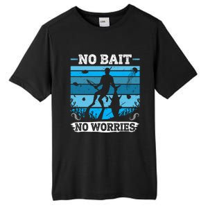 Spearfishing No Bait No Problem Dive Fish Hunt Spear Fishes Gift Tall Fusion ChromaSoft Performance T-Shirt