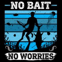 Spearfishing No Bait No Problem Dive Fish Hunt Spear Fishes Gift Bucket Hat
