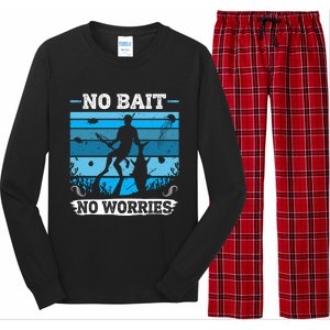 Spearfishing No Bait No Problem Dive Fish Hunt Spear Fishes Gift Long Sleeve Pajama Set