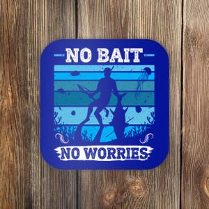 Spearfishing No Bait No Problem Dive Fish Hunt Spear Fishes Gift Coaster