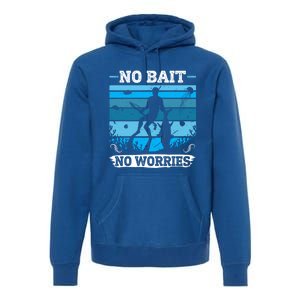 Spearfishing No Bait No Problem Dive Fish Hunt Spear Fishes Gift Premium Hoodie