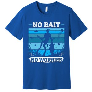 Spearfishing No Bait No Problem Dive Fish Hunt Spear Fishes Gift Premium T-Shirt