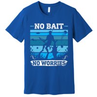 Spearfishing No Bait No Problem Dive Fish Hunt Spear Fishes Gift Premium T-Shirt