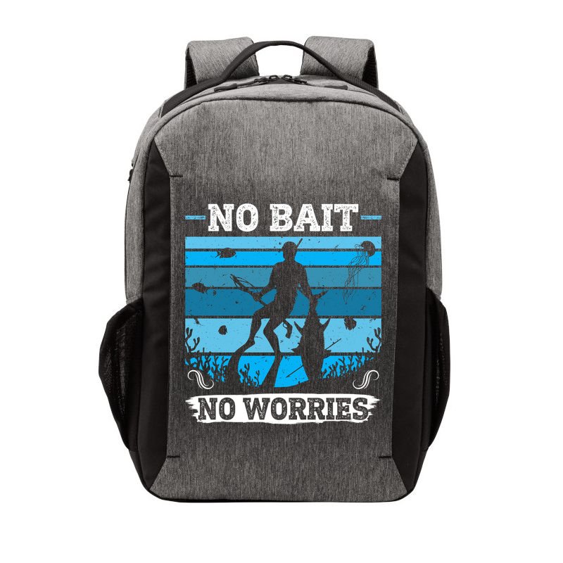 Spearfishing No Bait No Problem Dive Fish Hunt Spear Fishes Gift Vector Backpack