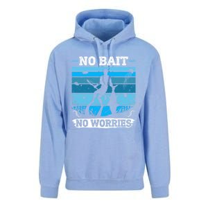 Spearfishing No Bait No Problem Dive Fish Hunt Spear Fishes Gift Unisex Surf Hoodie