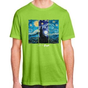 Starry Night By Vincent Van Gogh Let It Gogh Famous Painting Cute Gift Adult ChromaSoft Performance T-Shirt