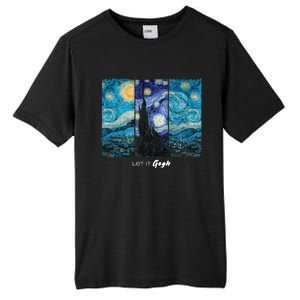 Starry Night By Vincent Van Gogh Let It Gogh Famous Painting Cute Gift Tall Fusion ChromaSoft Performance T-Shirt