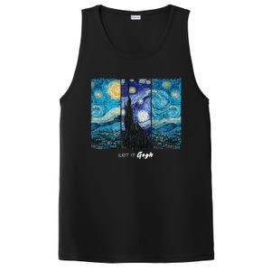 Starry Night By Vincent Van Gogh Let It Gogh Famous Painting Cute Gift PosiCharge Competitor Tank