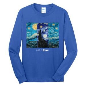 Starry Night By Vincent Van Gogh Let It Gogh Famous Painting Cute Gift Tall Long Sleeve T-Shirt