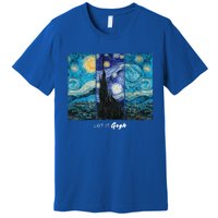 Starry Night By Vincent Van Gogh Let It Gogh Famous Painting Cute Gift Premium T-Shirt