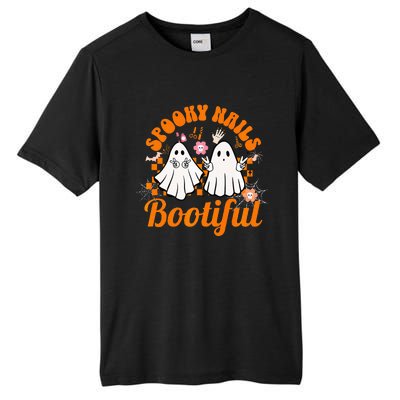 Spooky Nails Bootiful Halloween for Nail Techs Beauticians Premium Tall Fusion ChromaSoft Performance T-Shirt