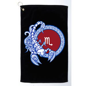 Scorpio November Birthday Gift Zodiac Sign Astrology Gift Platinum Collection Golf Towel