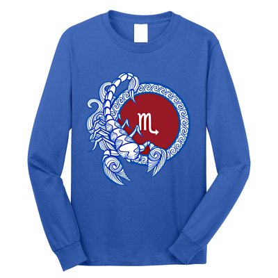 Scorpio November Birthday Gift Zodiac Sign Astrology Gift Long Sleeve Shirt