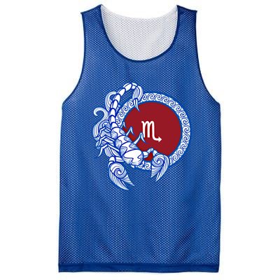 Scorpio November Birthday Gift Zodiac Sign Astrology Gift Mesh Reversible Basketball Jersey Tank