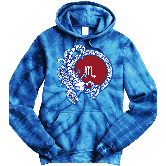 Scorpio November Birthday Gift Zodiac Sign Astrology Gift Tie Dye Hoodie