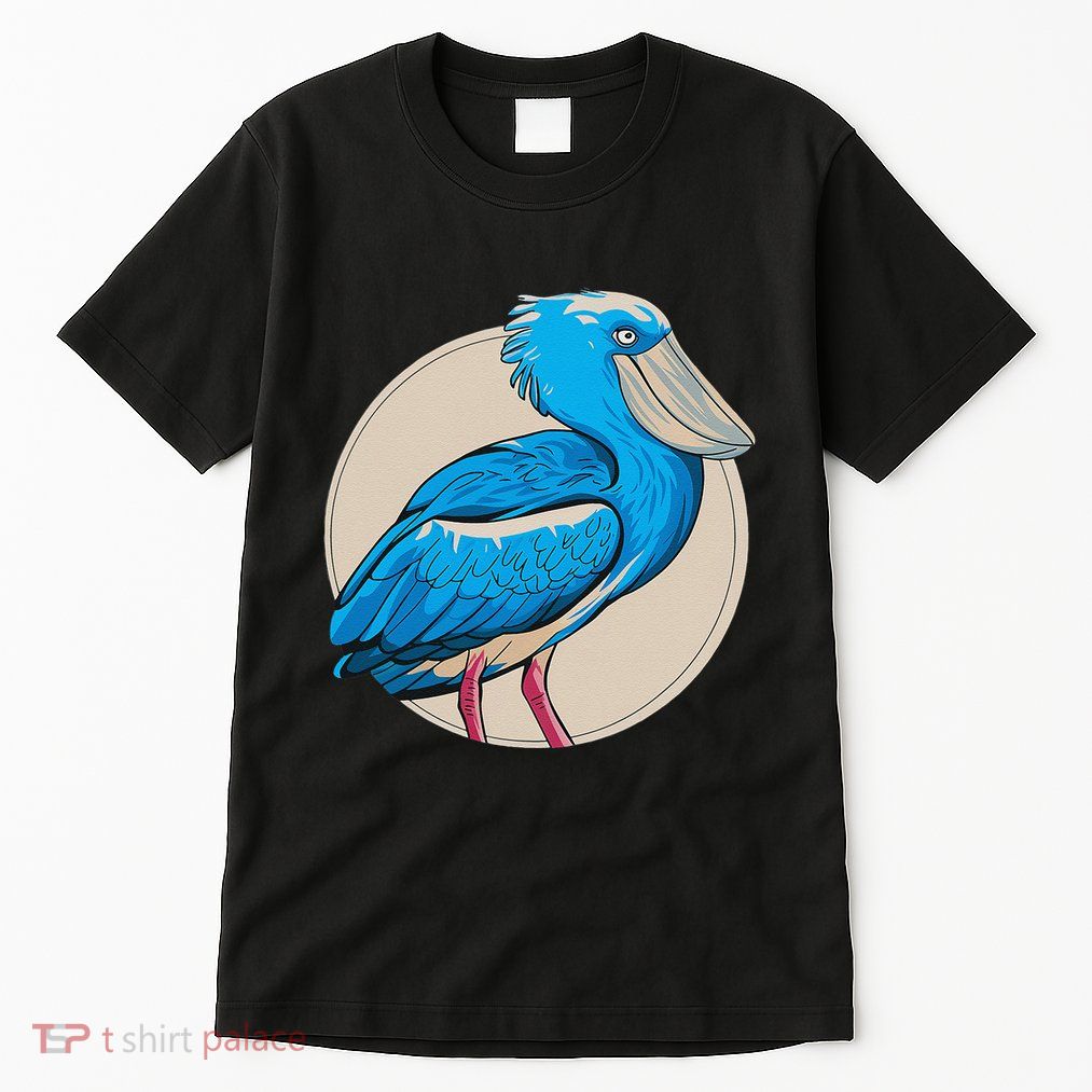Shoebill National Bird Day Ornithologist Whale Bill Stork Tall T-Shirt