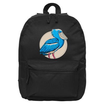 Shoebill National Bird Day Ornithologist Whale Bill Stork 16 in Basic Backpack