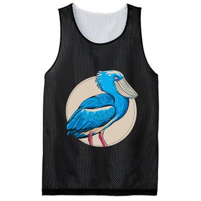 Shoebill National Bird Day Ornithologist Whale Bill Stork Mesh Reversible Basketball Jersey Tank