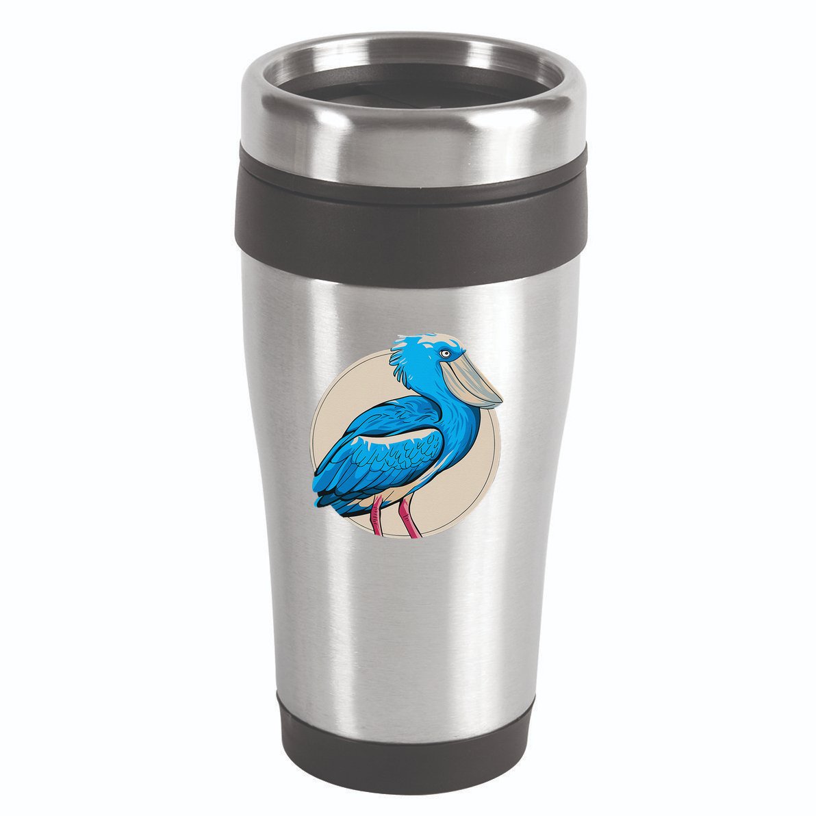Shoebill National Bird Day Ornithologist Whale Bill Stork 16oz Travel Tumbler