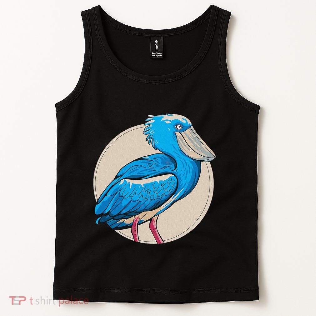 Shoebill National Bird Day Ornithologist Whale Bill Stork Tank Top