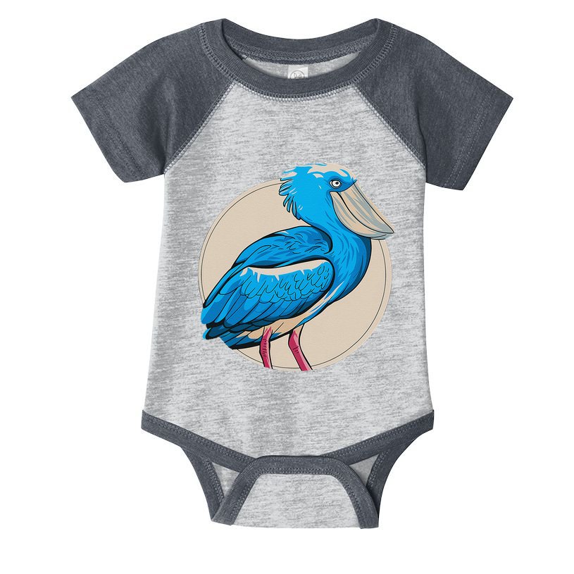 Shoebill National Bird Day Ornithologist Whale Bill Stork Infant Baby Jersey Bodysuit