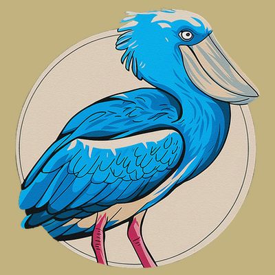 Shoebill National Bird Day Ornithologist Whale Bill Stork T-Shirt