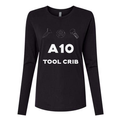 Screw Nut Bolt A10 Tool Crib Womens Cotton Relaxed Long Sleeve T-Shirt