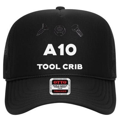 Screw Nut Bolt A10 Tool Crib High Crown Mesh Back Trucker Hat