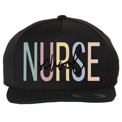 School Nursing Boho School Nurse Gift Wool Snapback Cap