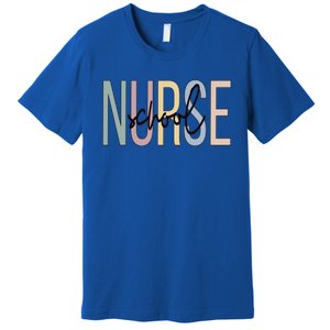 School Nursing Boho School Nurse Gift Premium T-Shirt