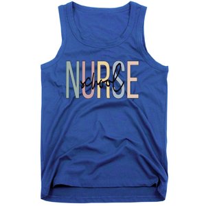 School Nursing Boho School Nurse Gift Tank Top