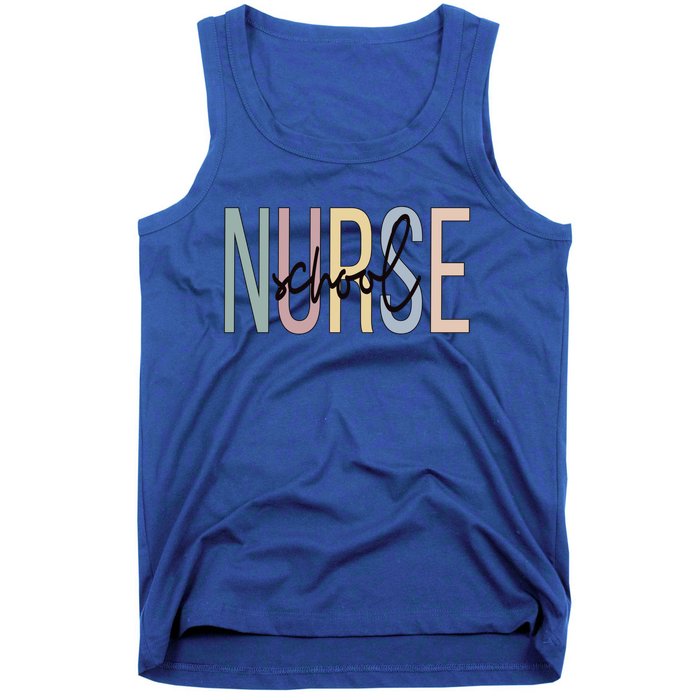 School Nursing Boho School Nurse Gift Tank Top