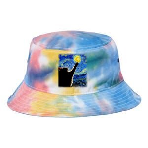 Starry Night Cat Van Gogh Cat Cat Lover Cat Mom Cat Dad Tie Dye Newport Bucket Hat