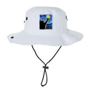 Starry Night Cat Van Gogh Cat Cat Lover Cat Mom Cat Dad Legacy Cool Fit Booney Bucket Hat