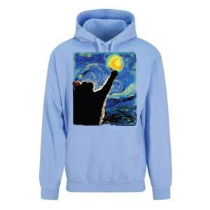 Starry Night Cat Van Gogh Cat Cat Lover Cat Mom Cat Dad Unisex Surf Hoodie