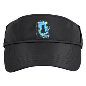 Starry Night Cat Van Gogh Cat Adult Drive Performance Visor